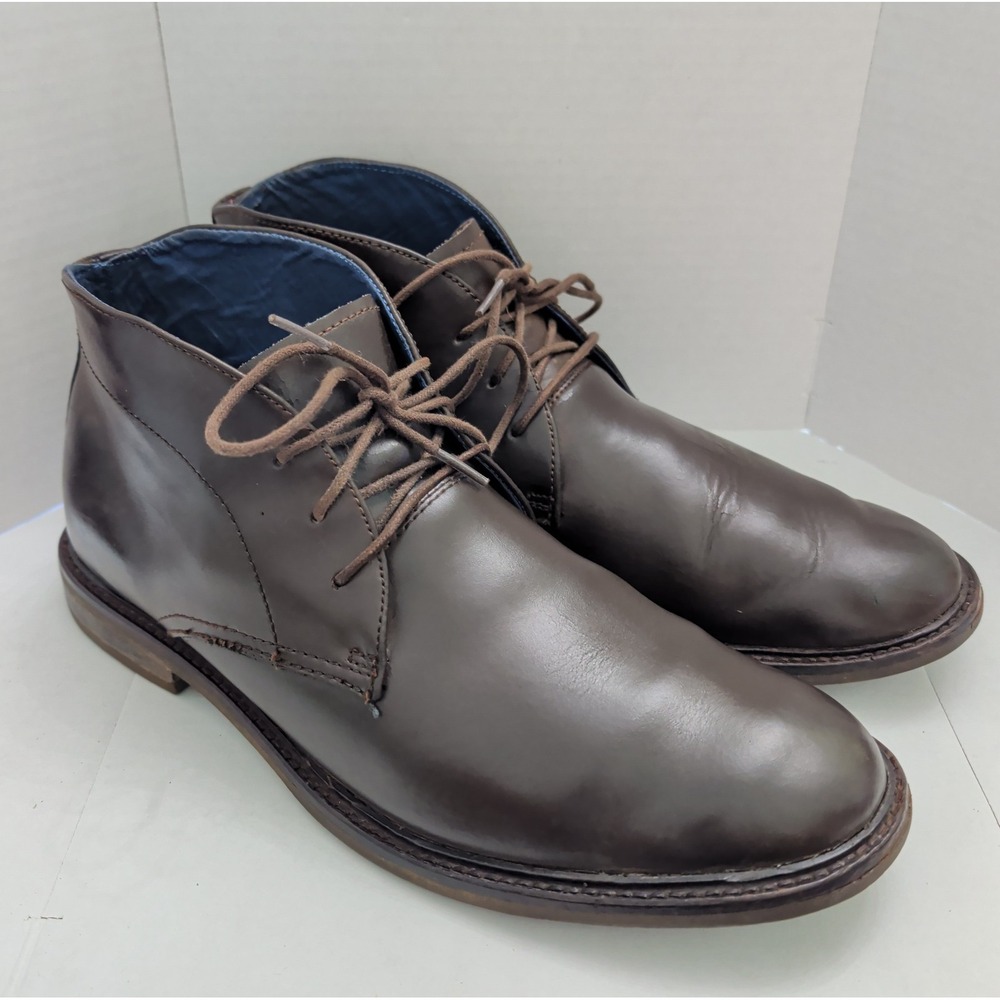 Mark Nason X Skechers Men's Sz 11 Brown Leather Chukka Lace-Up Boots Beatles - Picture 1 of 9